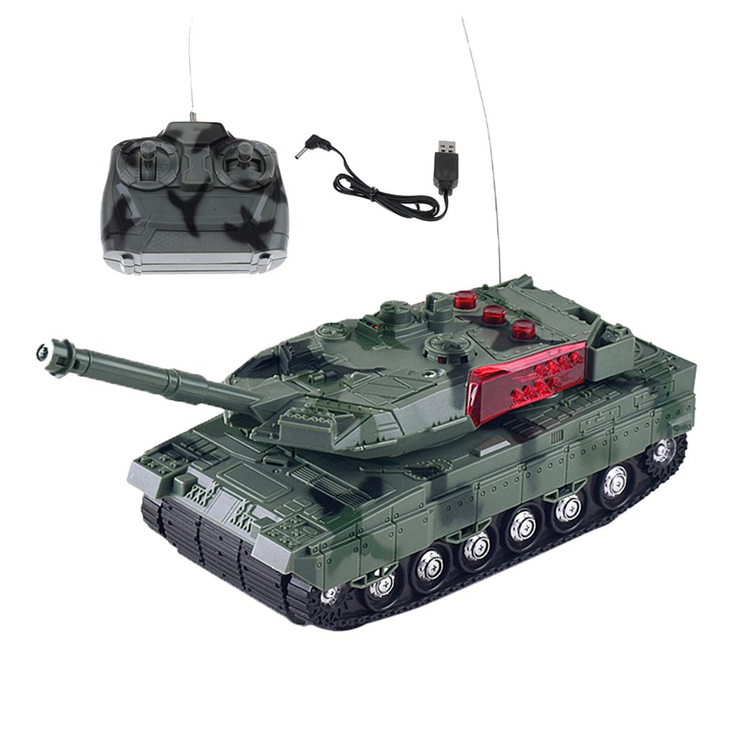 Remote Control RC Battle Army Tank Toys for Kids