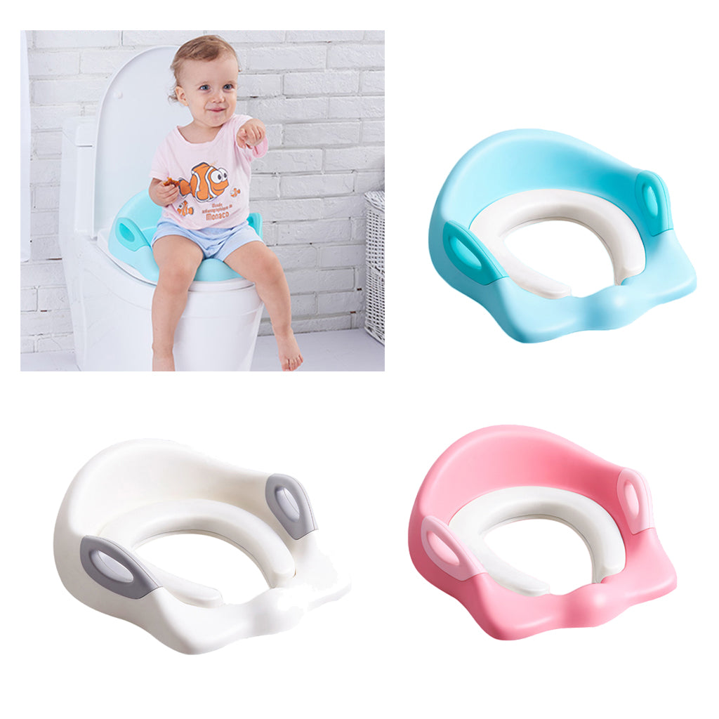 Children's Portable Potty Seat Baby Toilet Seat Cover  White