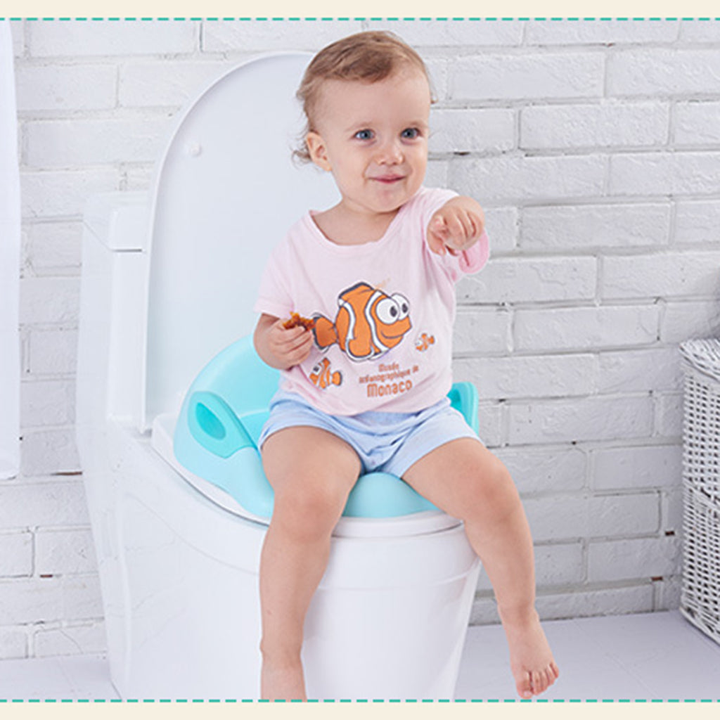 Children's Portable Potty Seat Baby Toilet Seat Cover  White