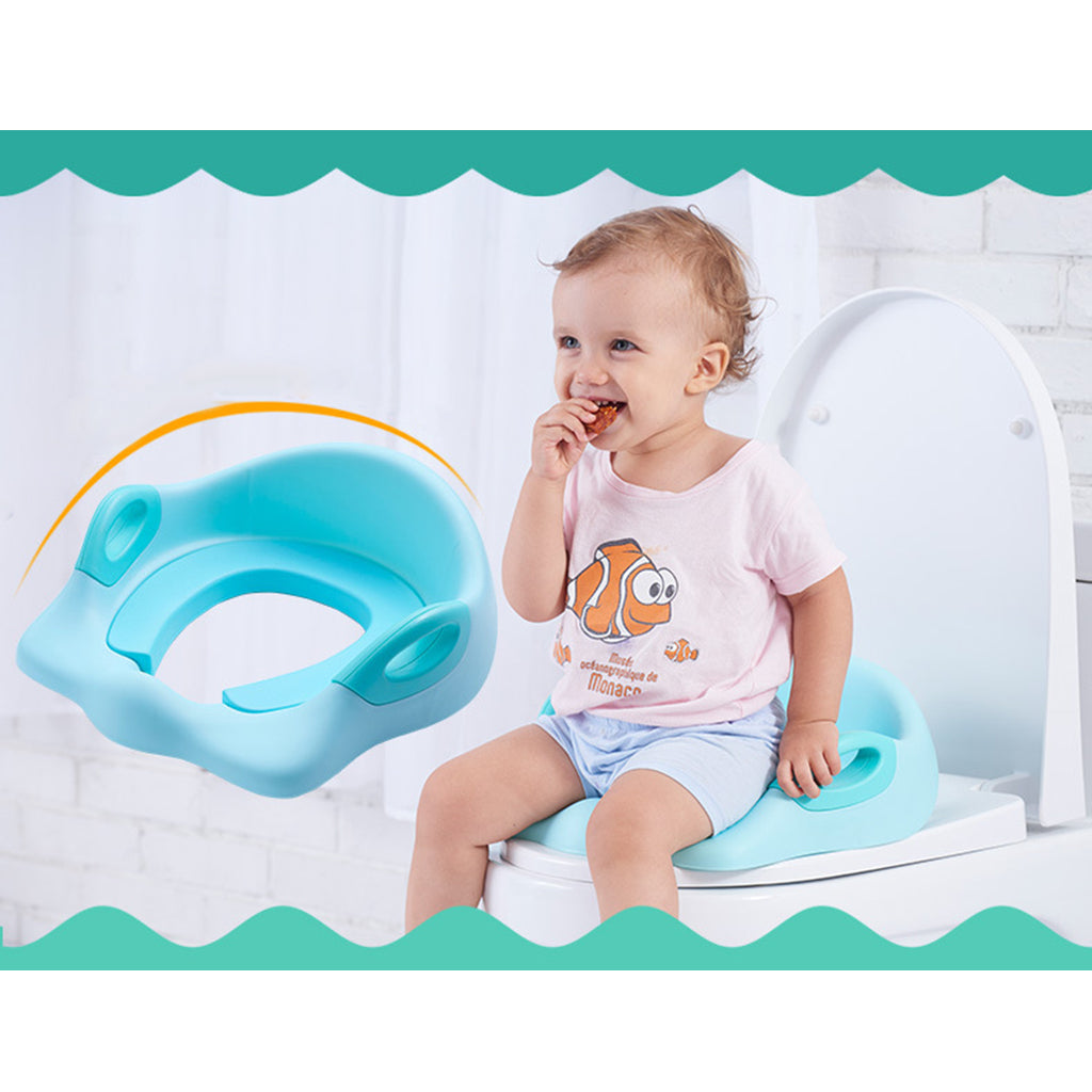 Children's Portable Potty Seat Baby Toilet Seat Cover  White