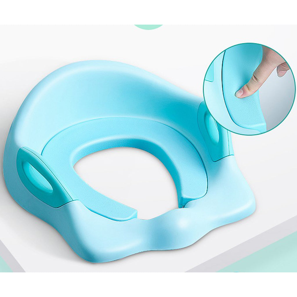 Children's Portable Potty Seat Baby Toilet Seat Cover  Blue