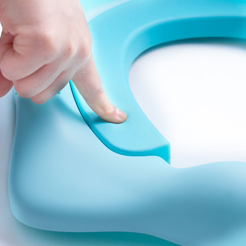 Children's Portable Potty Seat Baby Toilet Seat Cover  Blue