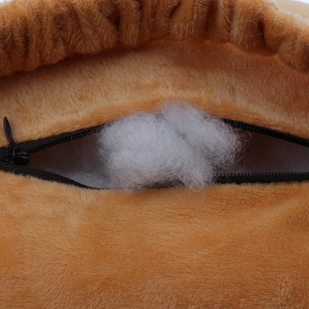 Car Seat Neck Pillow Cartoon Animal Pillow with Charcoal Bag Akitas