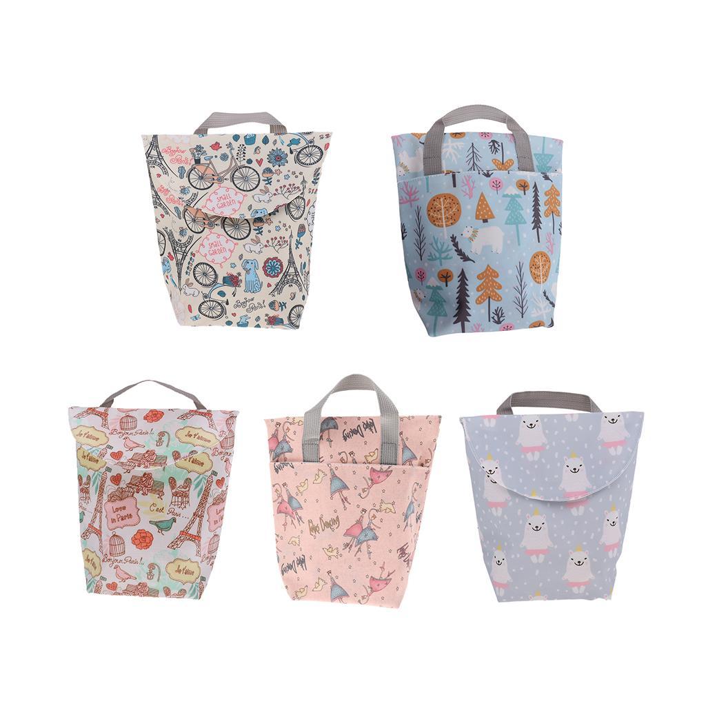 Waterproof Baby Mini Small Wet Dry Nappy Bag Pouch for Nursing Pads Forest