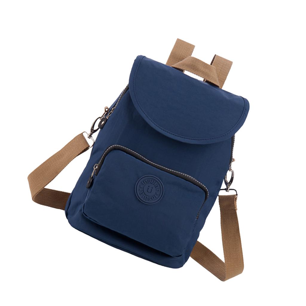 Double Shoulder Light Mummy Bag Multifunctional Baby Bag  Navy blue