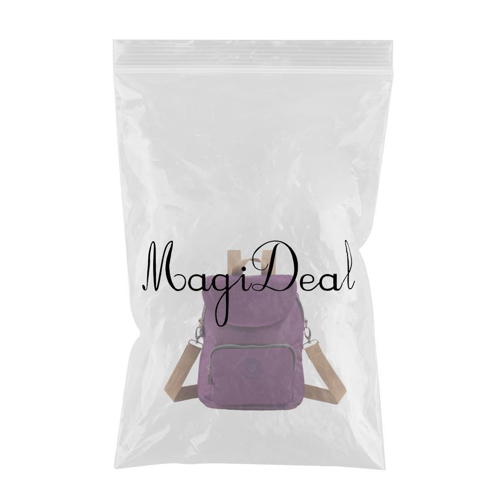 Double Shoulder Light Mummy Bag Multifunctional Baby Bag  Purple