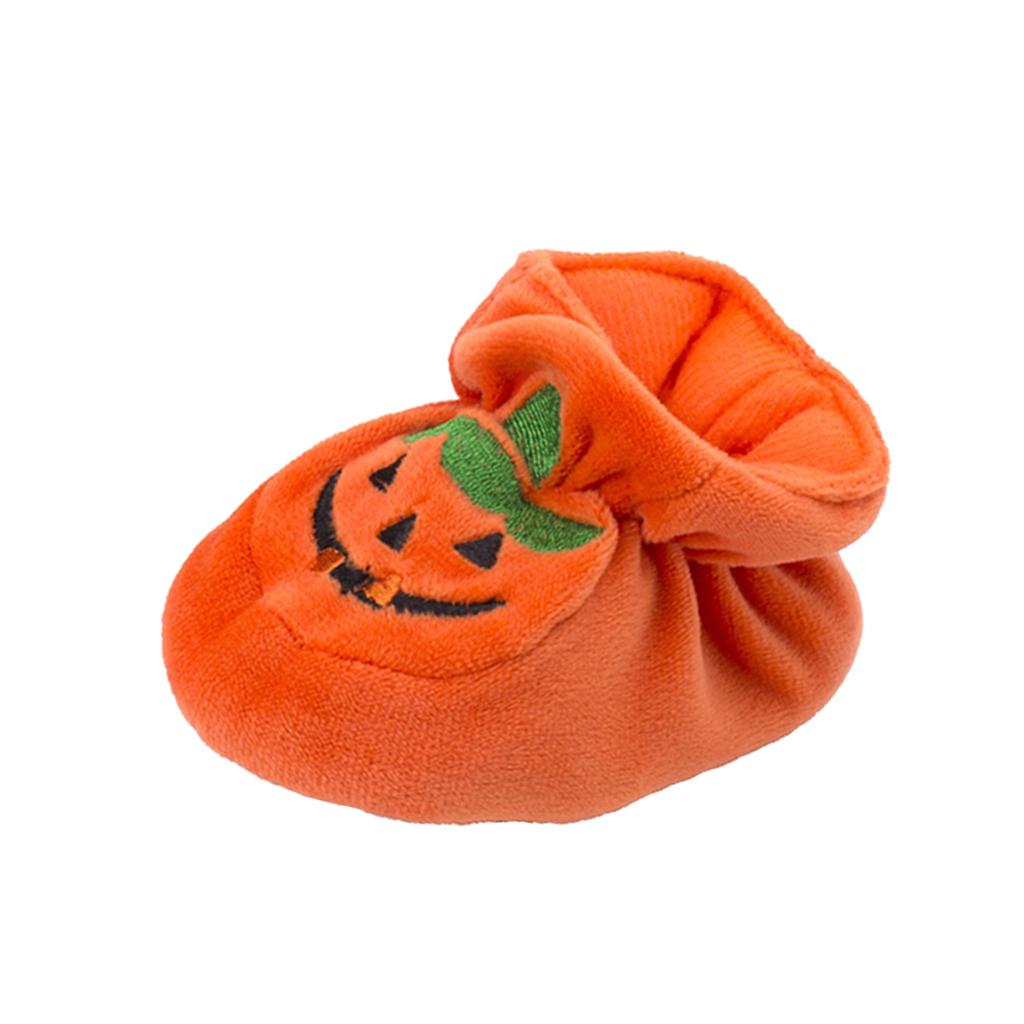 Unisex Baby Kids Halloween Pumpkin Toddler Shoes Baby Shoes  10cm