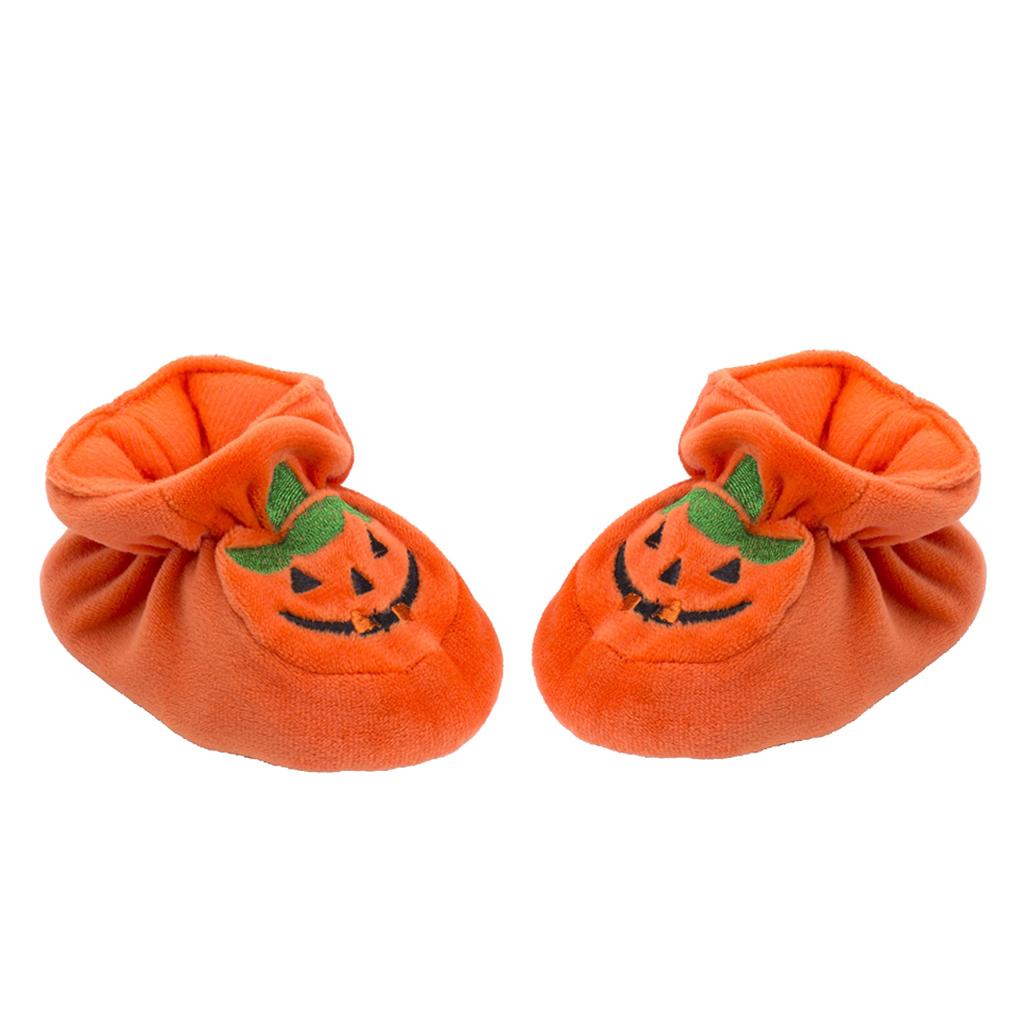 Unisex Baby Kids Halloween Pumpkin Toddler Shoes Baby Shoes  10cm