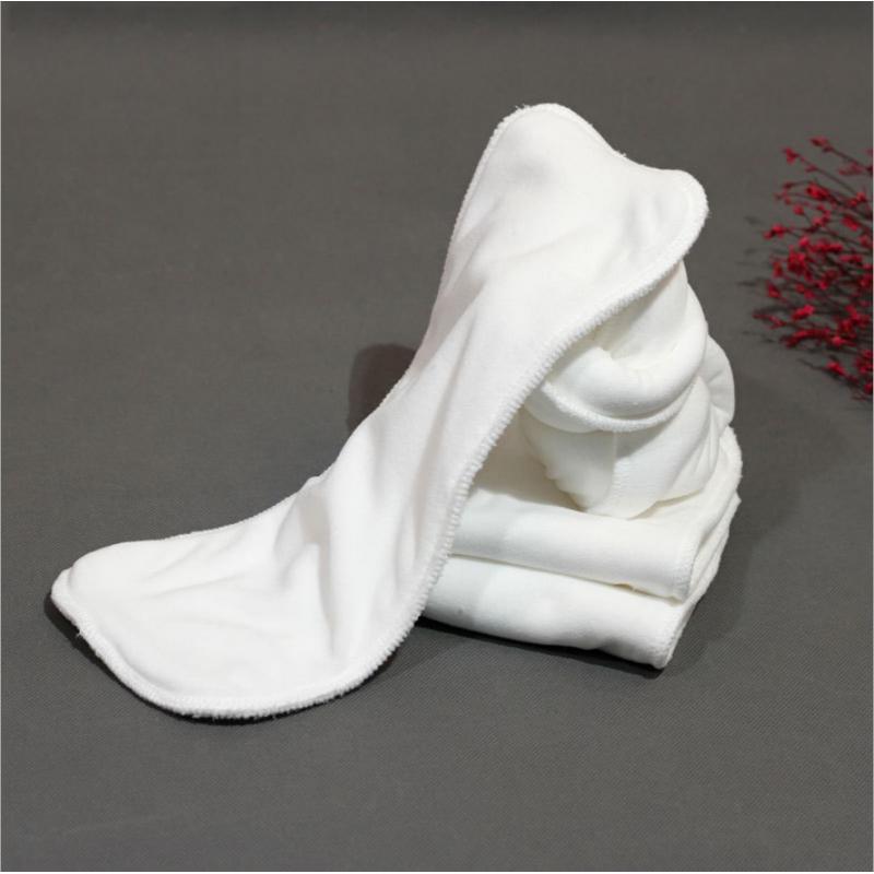 Bamboo Fiber Insert Liners Reusable for Cloth Diaper Changing Pad 5Pcs