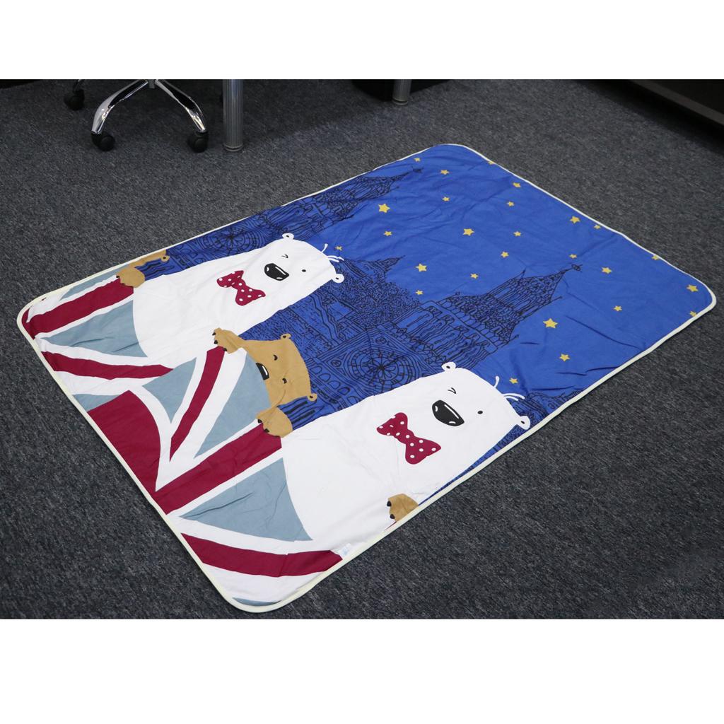 Baby Reusable Bed Waterproof Pad Bed Wetting Pads Washable Bear