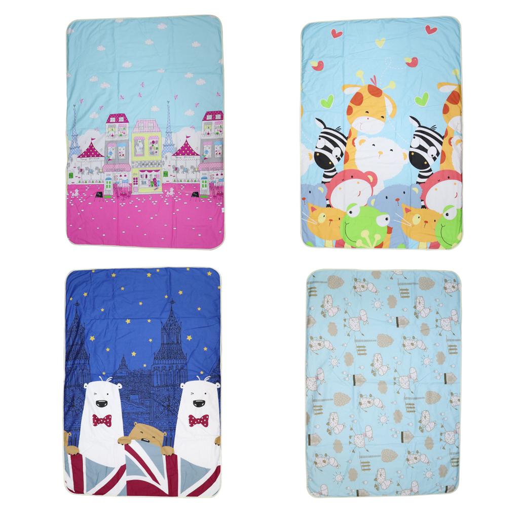Baby Reusable Bed Waterproof Pad Bed Wetting Pads Washable Bear