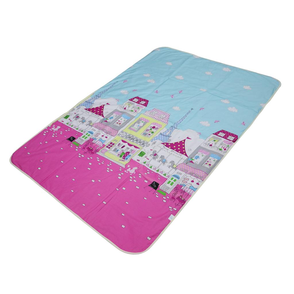 Baby Reusable Bed Waterproof Pad Bed Wetting Pads Washable Castle