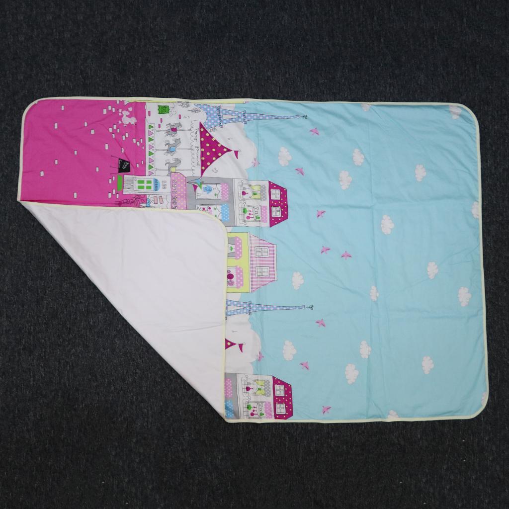Baby Reusable Bed Waterproof Pad Bed Wetting Pads Washable Castle