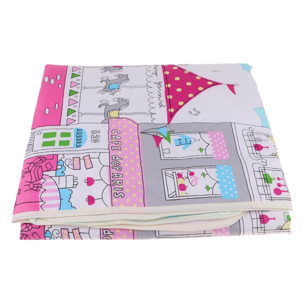 Baby Reusable Bed Waterproof Pad Bed Wetting Pads Washable Castle