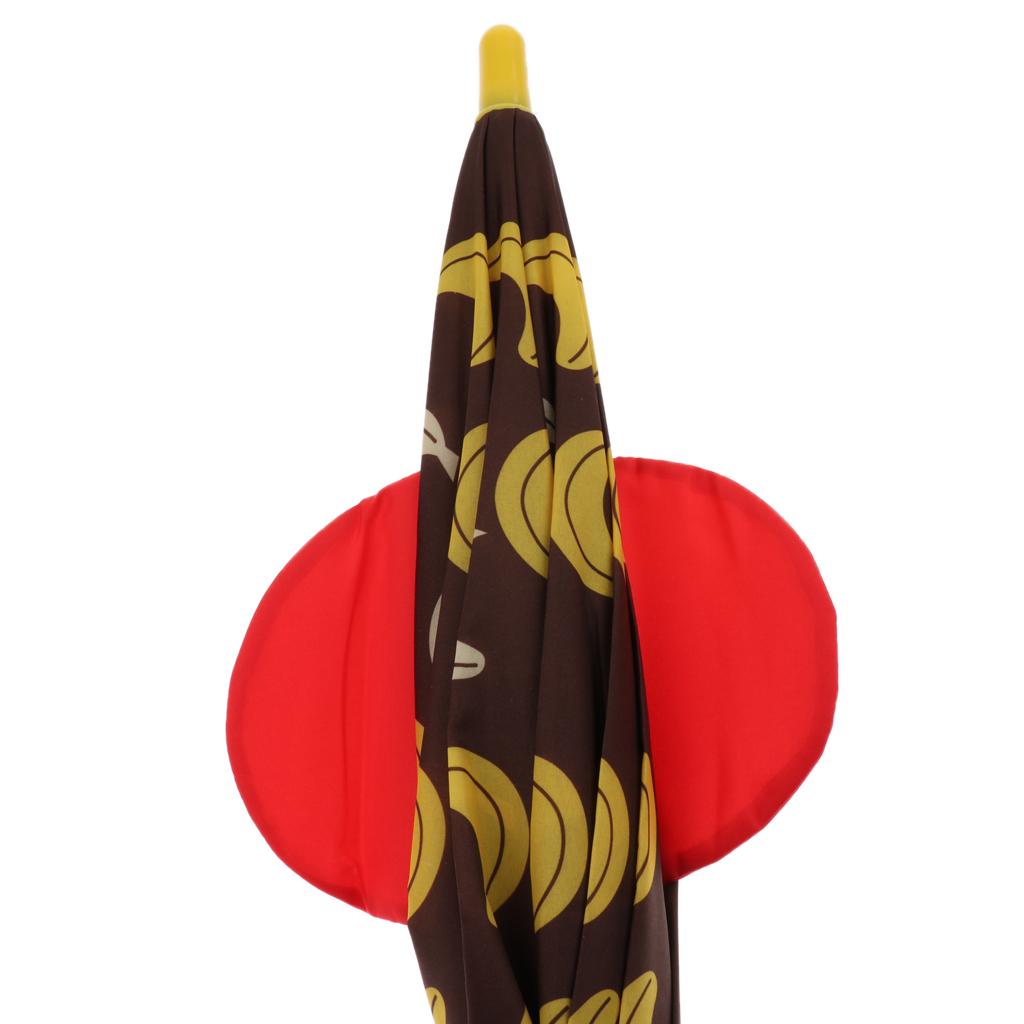 Cute Cartoon Animal Kids Automatic Umbrella Windproof Portable Monkey