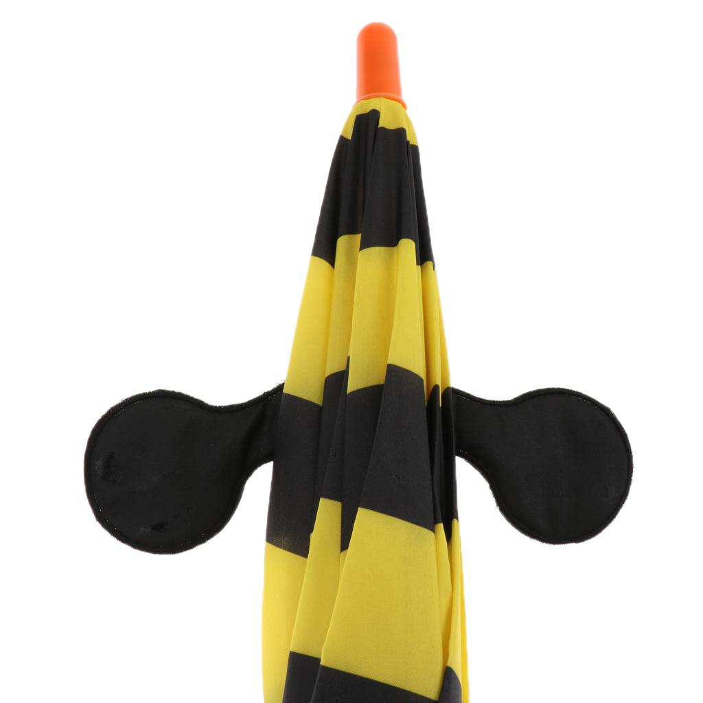 Cute Cartoon Animal Kids Automatic Umbrella Windproof Portable Bee