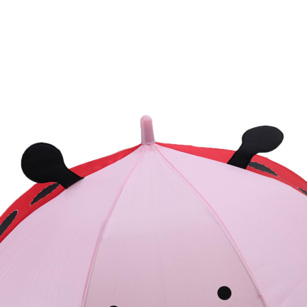 Cute Cartoon Animal Kids Automatic Umbrella Windproof Portable Beetle