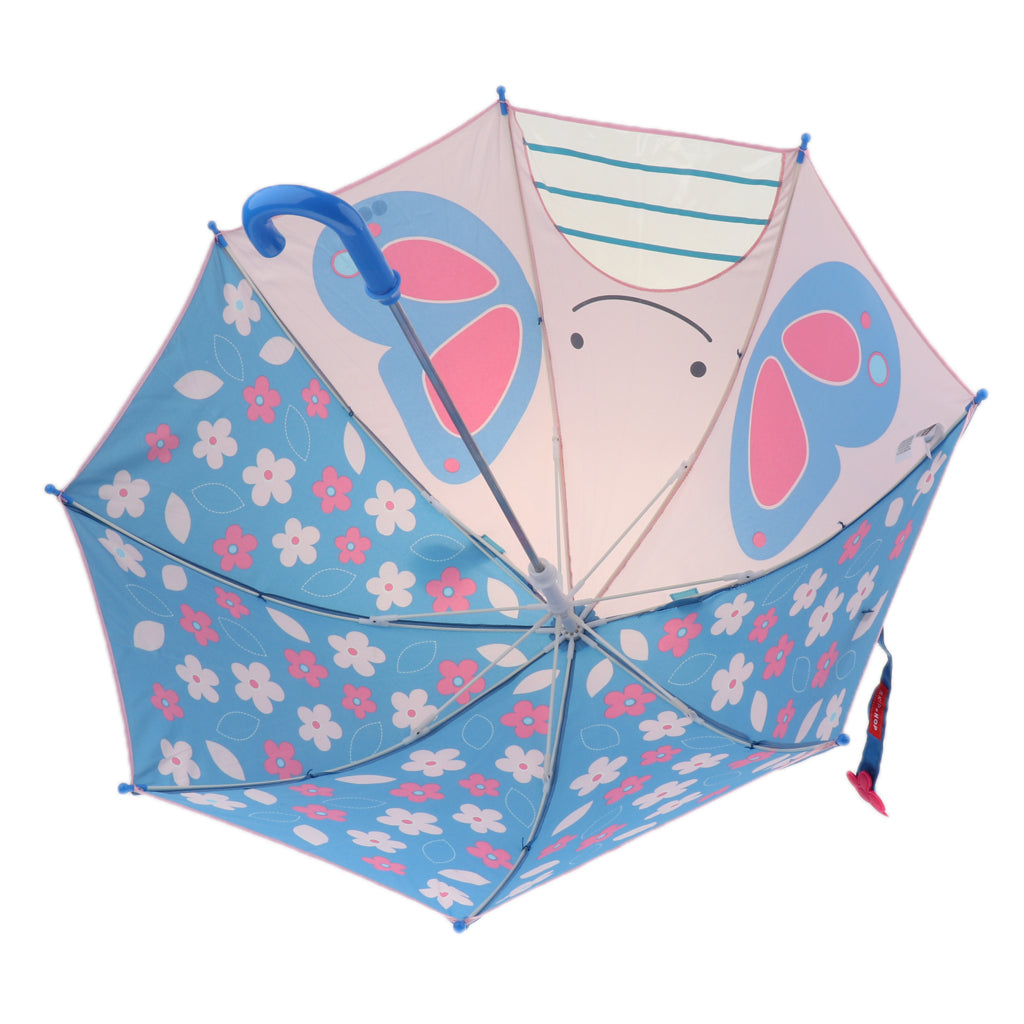 Cute Cartoon Animal Kids Automatic Umbrella Windproof Portable Butterfly