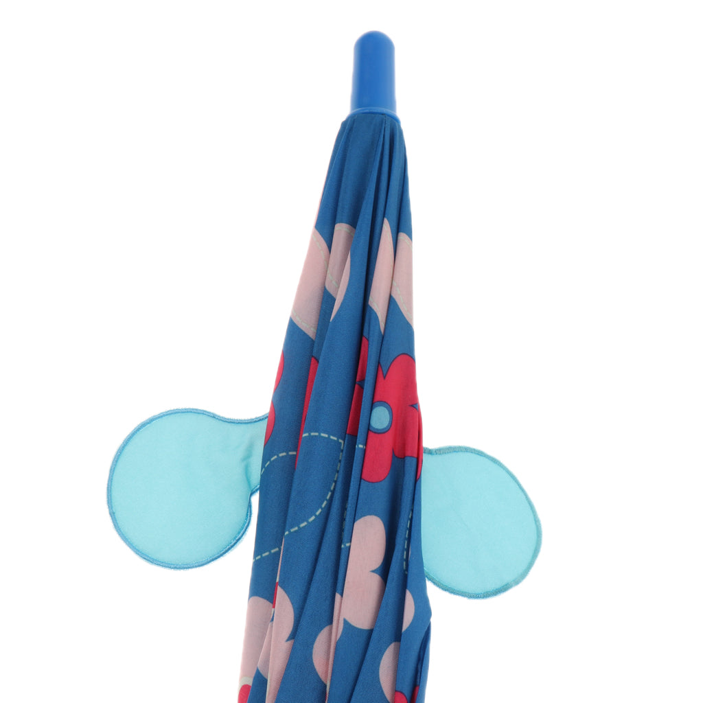 Cute Cartoon Animal Kids Automatic Umbrella Windproof Portable Butterfly