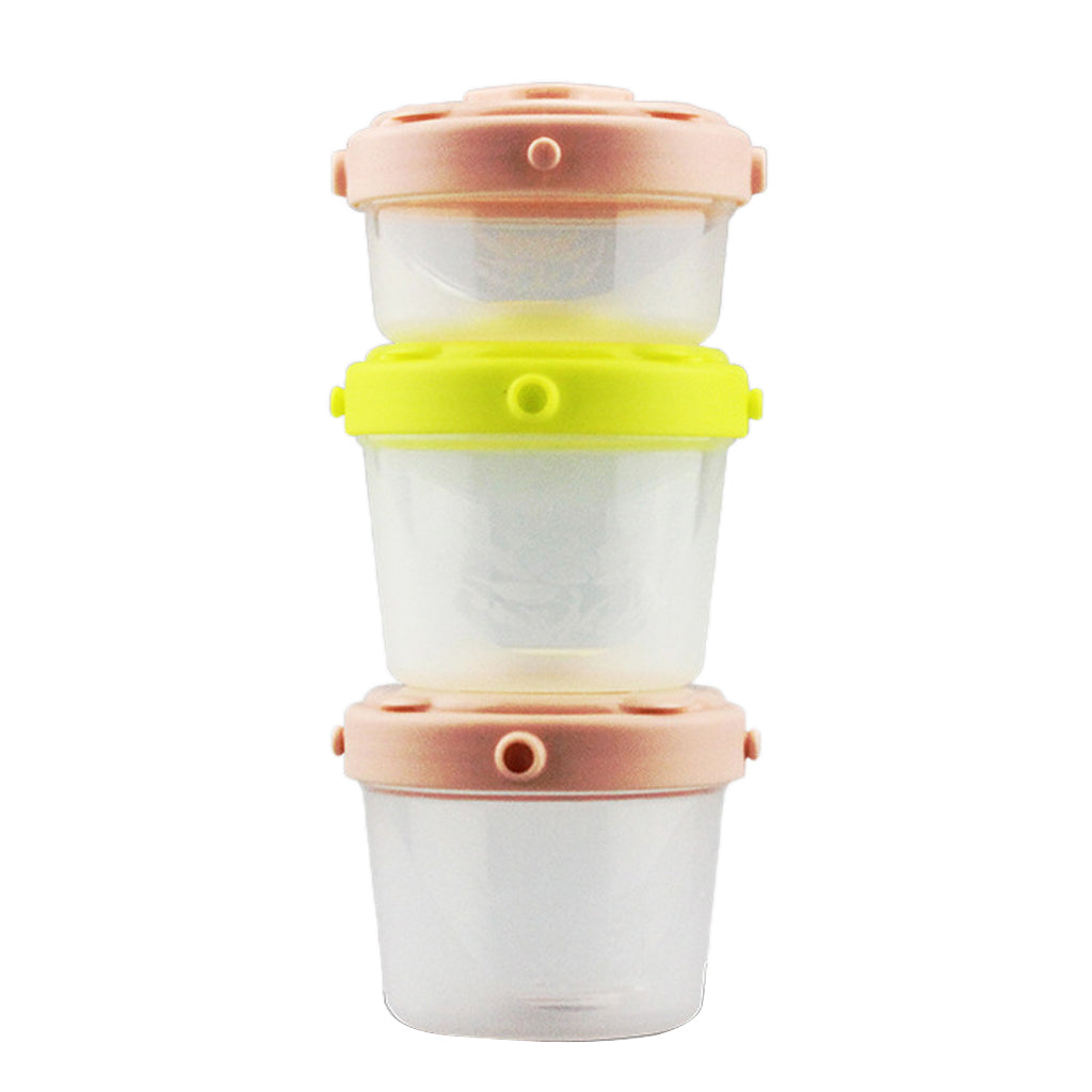 3 Layers Infant Baby Kids Milk Powder Formula Dispenser Storage Travel Box