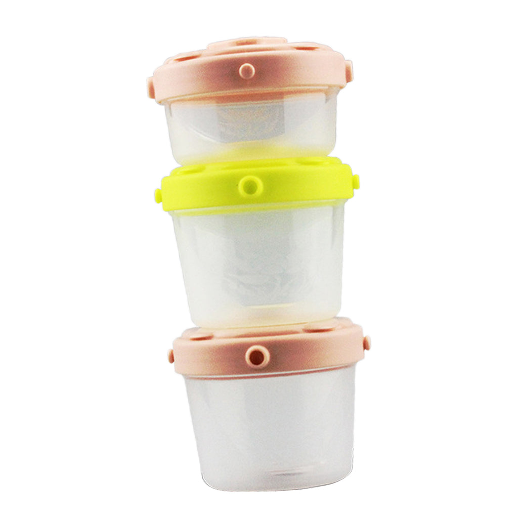 3 Layers Infant Baby Kids Milk Powder Formula Dispenser Storage Travel Box