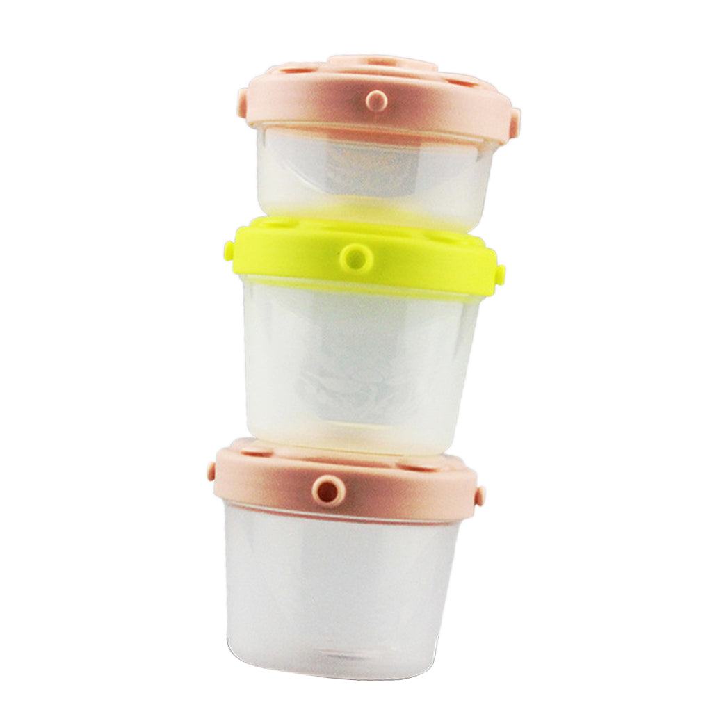 3 Layers Infant Baby Kids Milk Powder Formula Dispenser Storage Travel Box