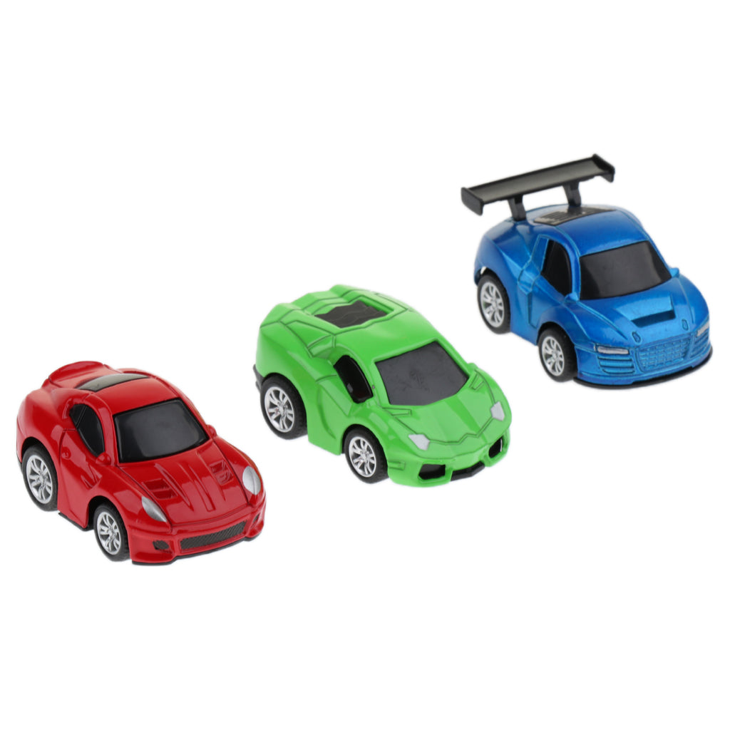 8 Pieces Mini Interactive Toy Pull Back Car Sets for Kids Children Style - 2