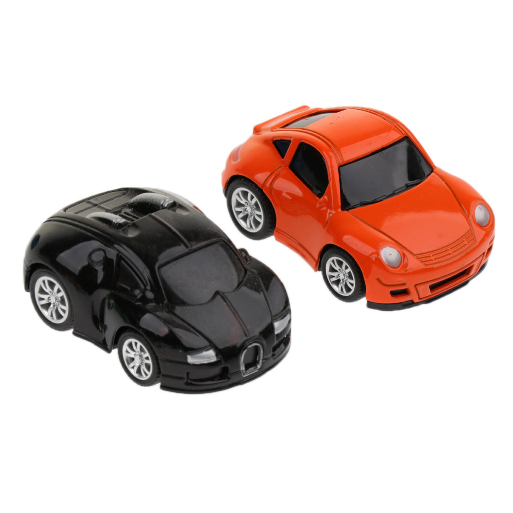 8 Pieces Mini Interactive Toy Pull Back Car Sets for Kids Children Style - 2