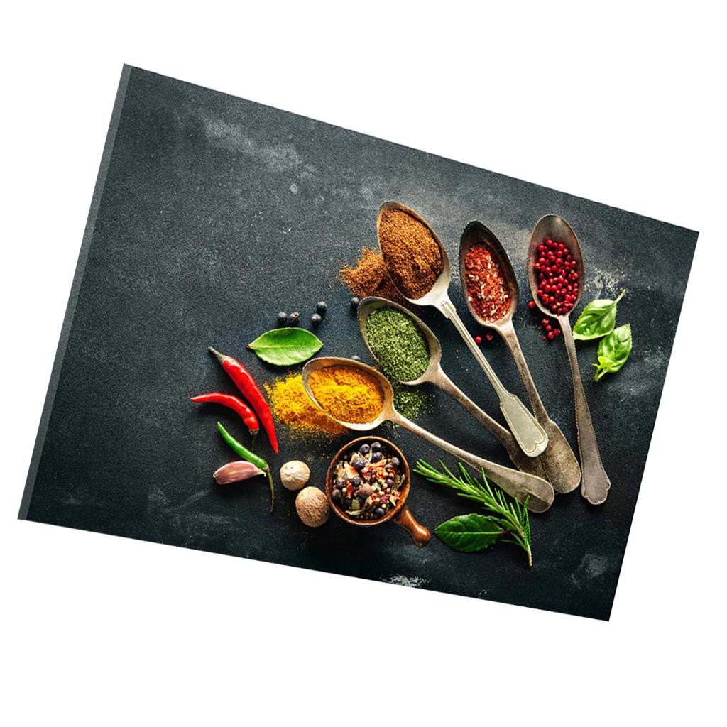 Spices and Spoon Canvas Painting Kitchen Cooking Picture Wall Decor S