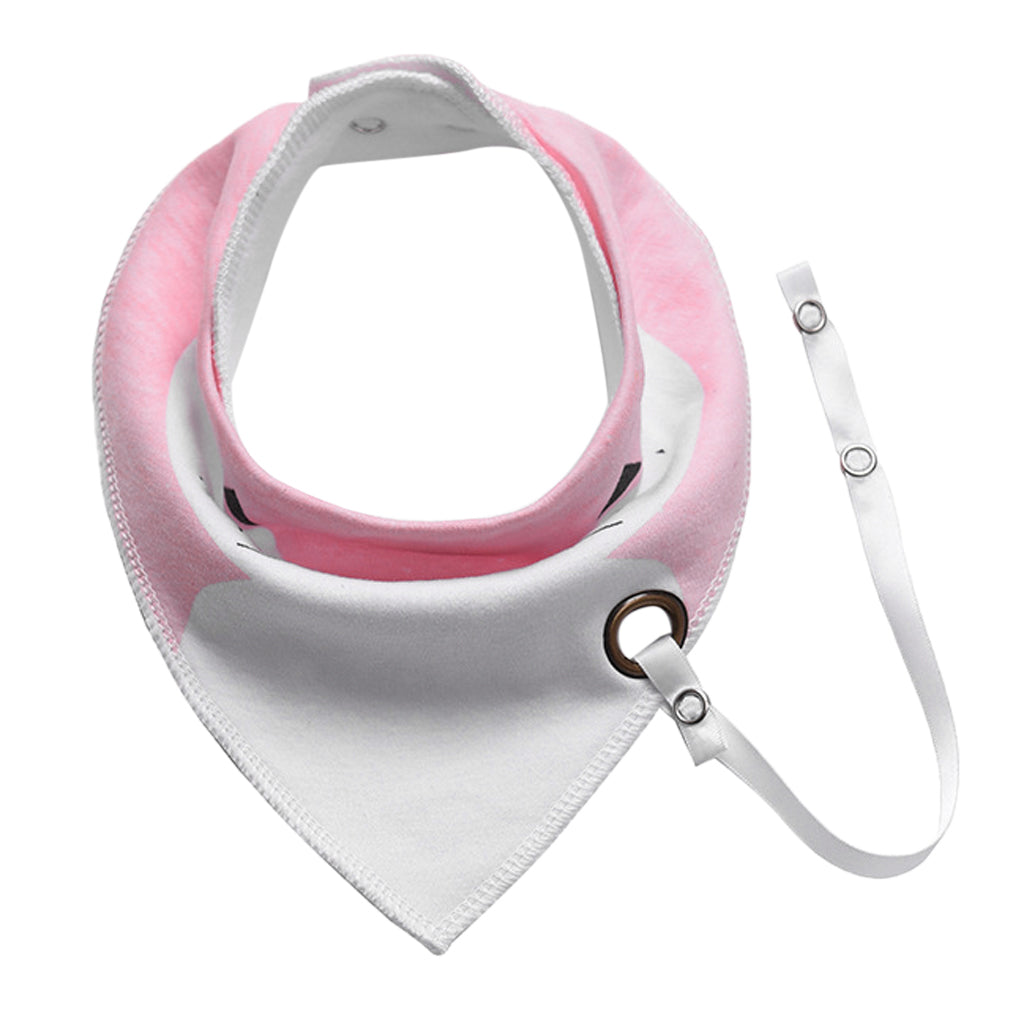 Baby Triangle Bandana Bib Saliva Towel Head Scarf & Pacifier Clip Style6