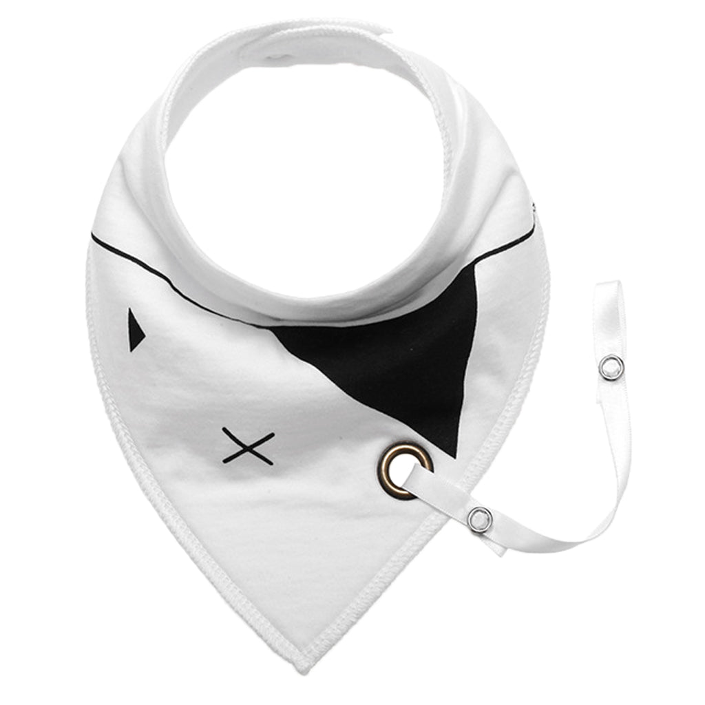 Baby Triangle Bandana Bib Saliva Towel Head Scarf & Pacifier Clip Style7