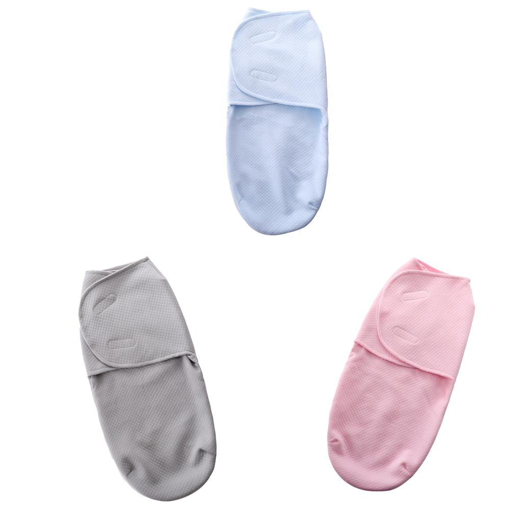 Baby Infant Swaddle Wrap Blanket Sleeping Bag for 0-3Months Pink