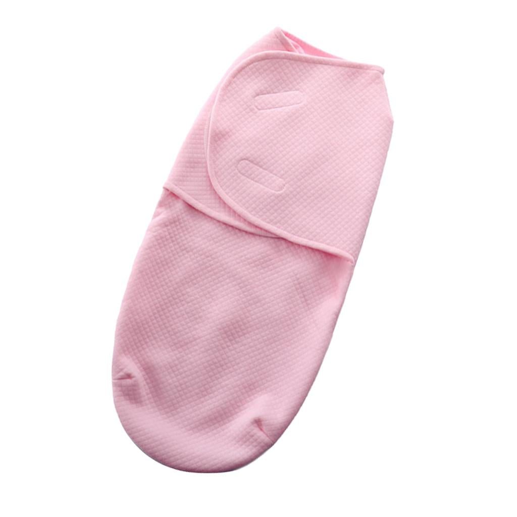 Baby Infant Swaddle Wrap Blanket Sleeping Bag for 0-3Months Pink