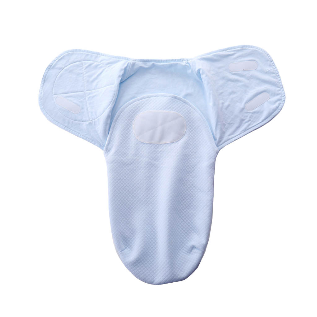Baby Infant Swaddle Wrap Blanket Sleeping Bag for 0-3Months Blue