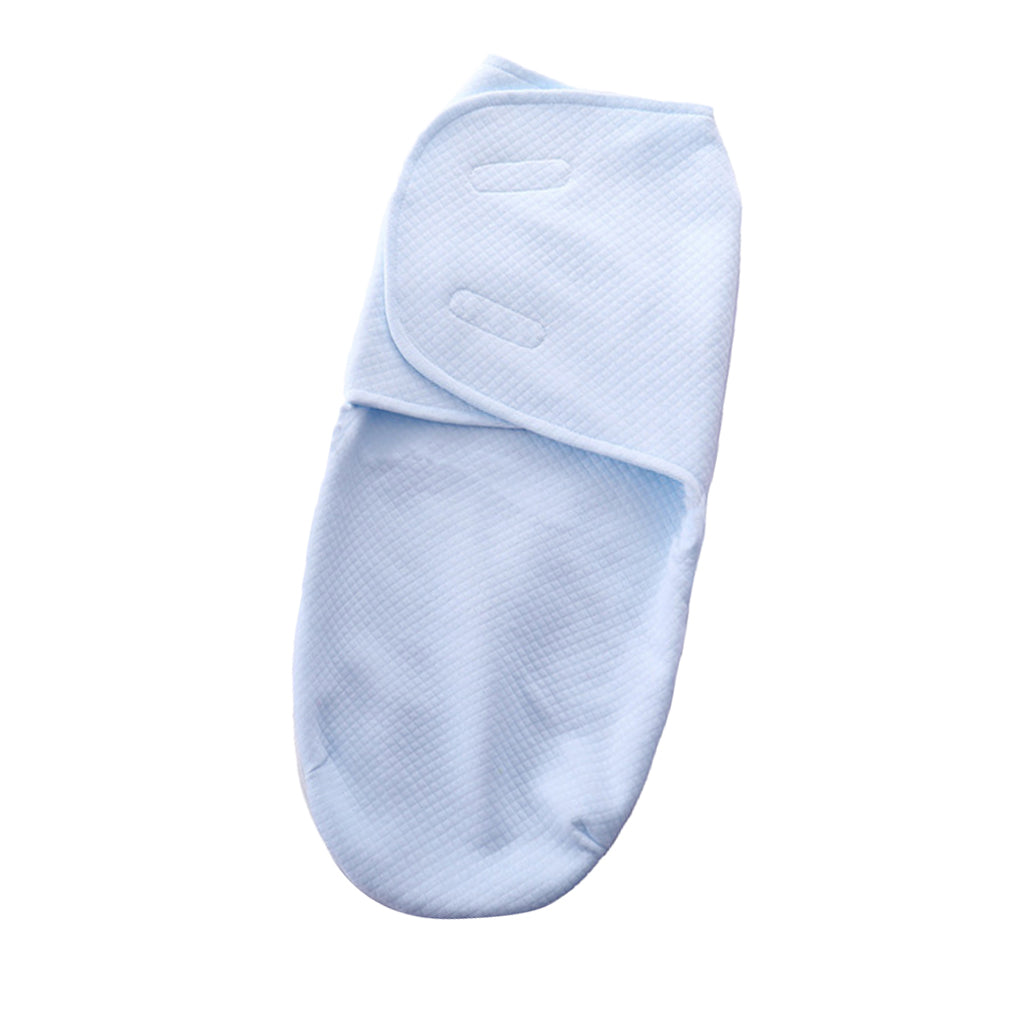 Baby Infant Swaddle Wrap Blanket Sleeping Bag for 0-3Months Blue