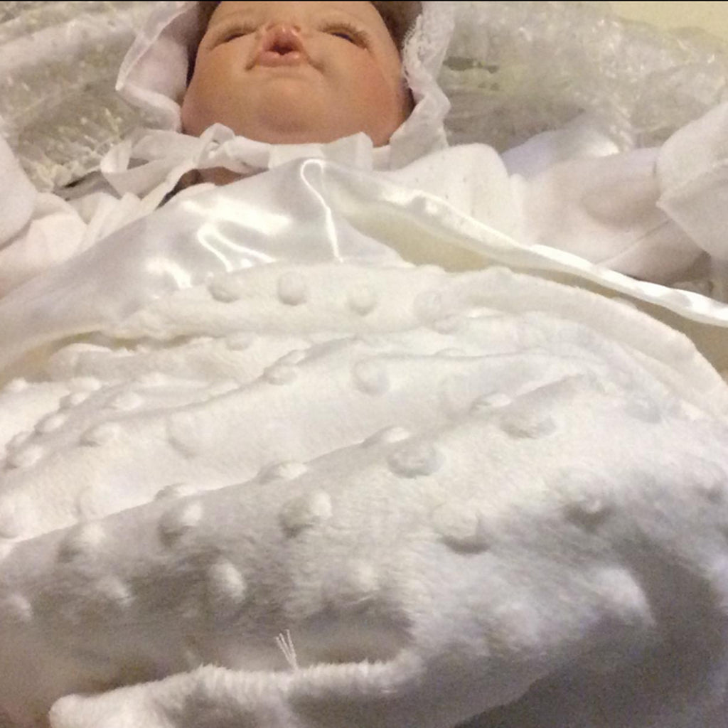 Baby Bubble Blanket Newborn Boys Girls Cot Blanket Comforter Wrap Blue