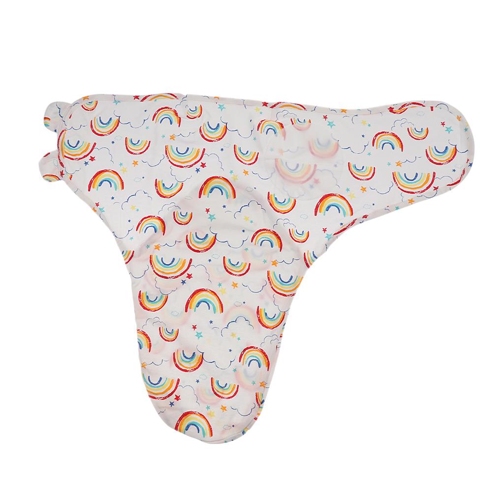 Baby Swaddle Wrap Newborn Infant Bedding Blanket Sleeping Bag Rainbow