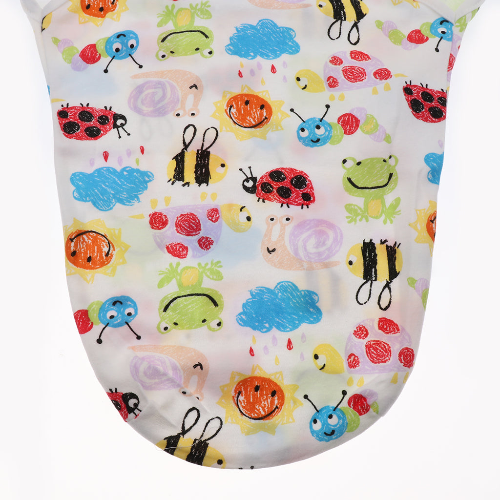Baby Swaddle Wrap Newborn Infant Bedding Blanket Sleeping Bag Ladybird