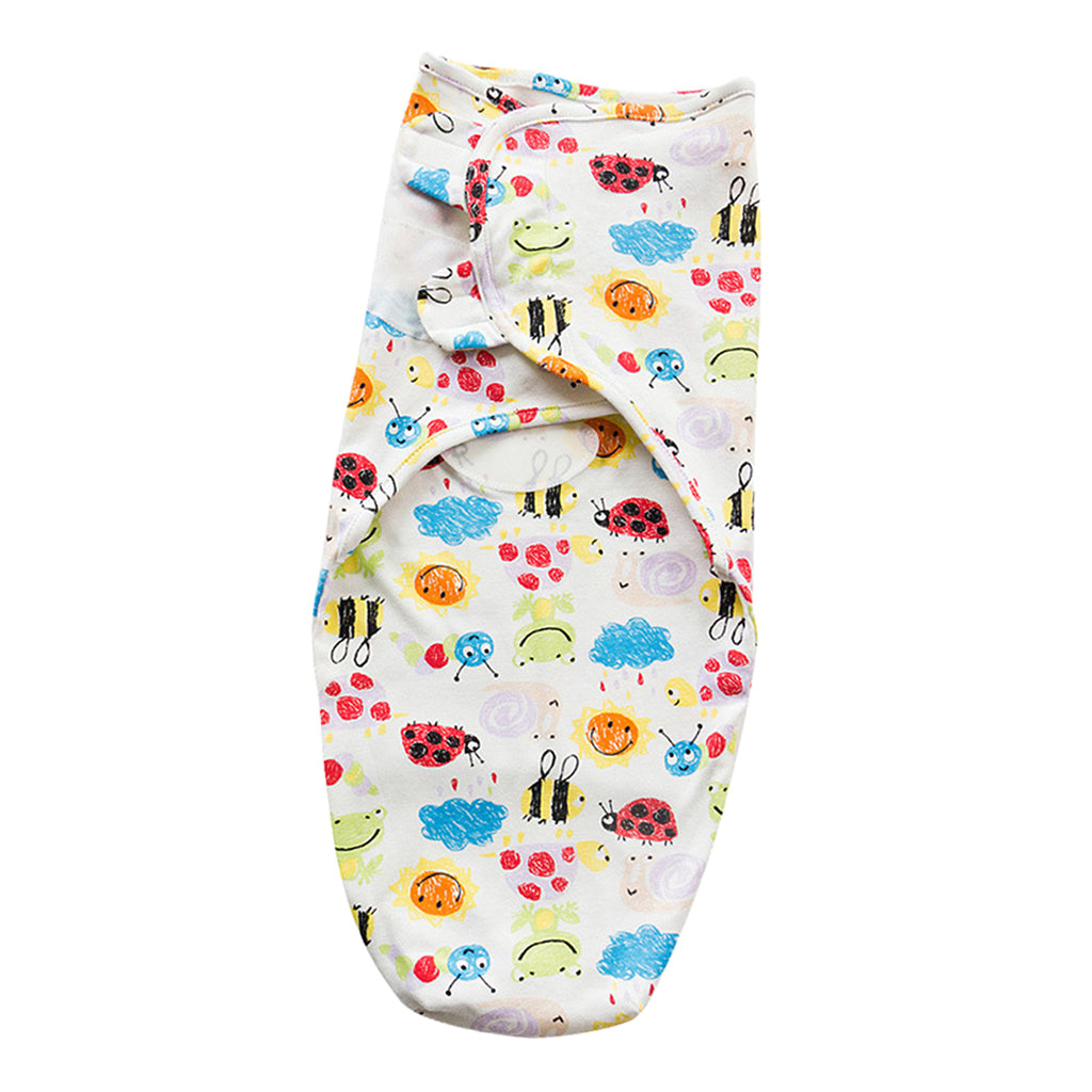 Baby Swaddle Wrap Newborn Infant Bedding Blanket Sleeping Bag Ladybird