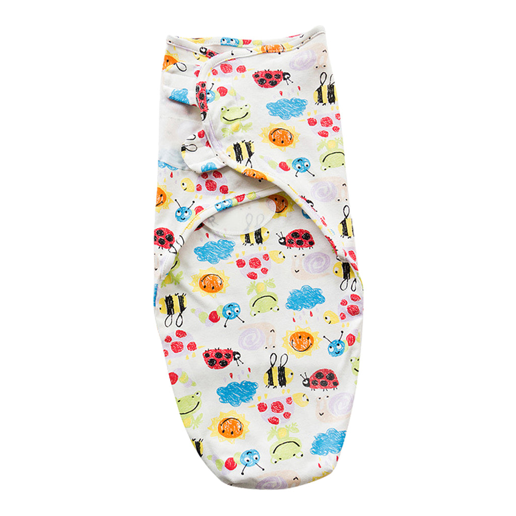 Baby Swaddle Wrap Newborn Infant Bedding Blanket Sleeping Bag Ladybird