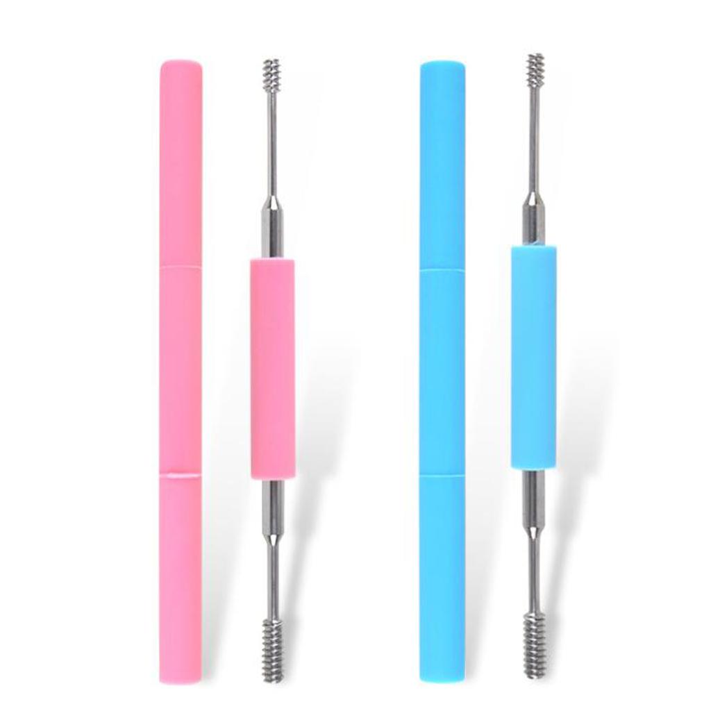 Double Heads Stainless Steel Ear Pick Ear Wax Curette Earwax Removal Picker