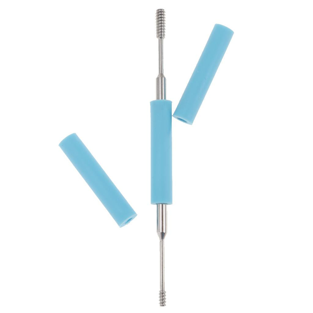 Double Heads Stainless Steel Ear Pick Ear Wax Curette Earwax Removal Picker