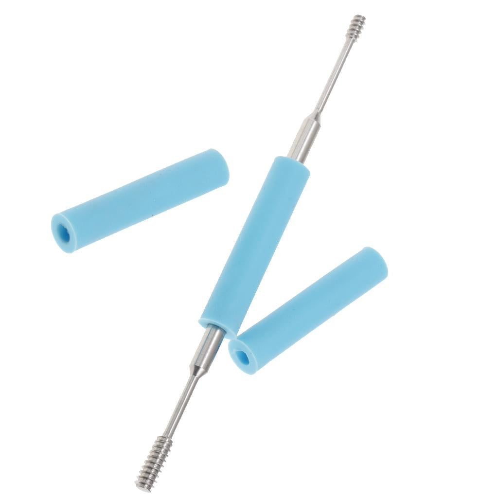 Double Heads Stainless Steel Ear Pick Ear Wax Curette Earwax Removal Picker