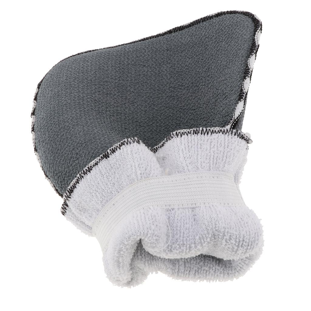 Lace Shower Glove Bath Scrubber Dead Skin Cell Exfoliator Mitt Grey