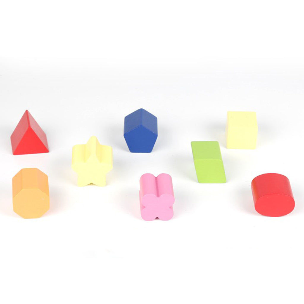 Multifunction Puzzle Education Colorful Beads Cube Wooden Educational Toy