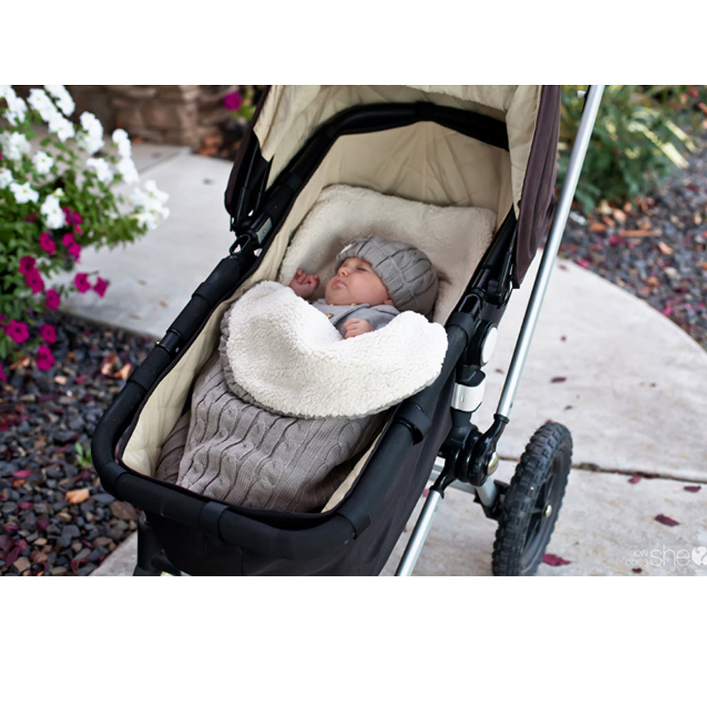Baby Infant Knit Crochet Swaddle Wrap Swaddling Blanket Sleeping Bag Black