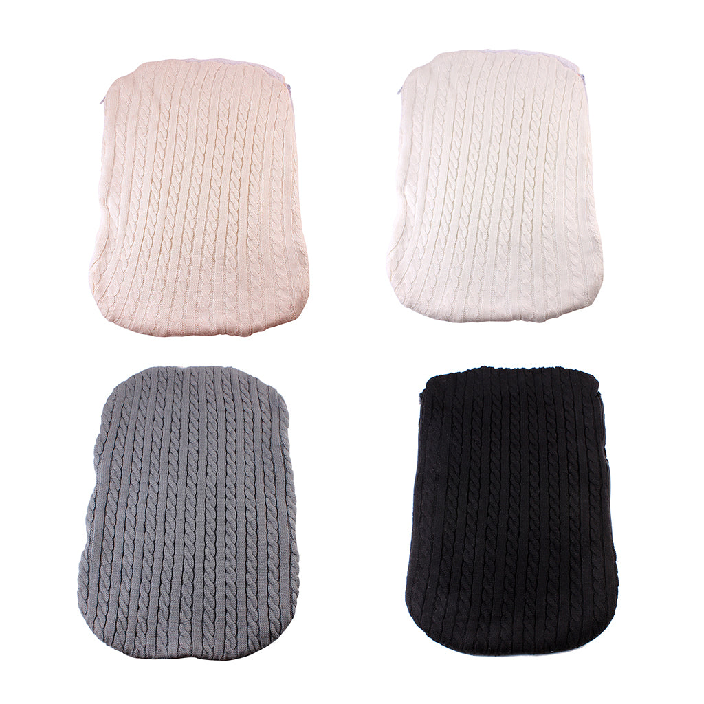 Baby Infant Knit Crochet Swaddle Wrap Swaddling Blanket Sleeping Bag Black