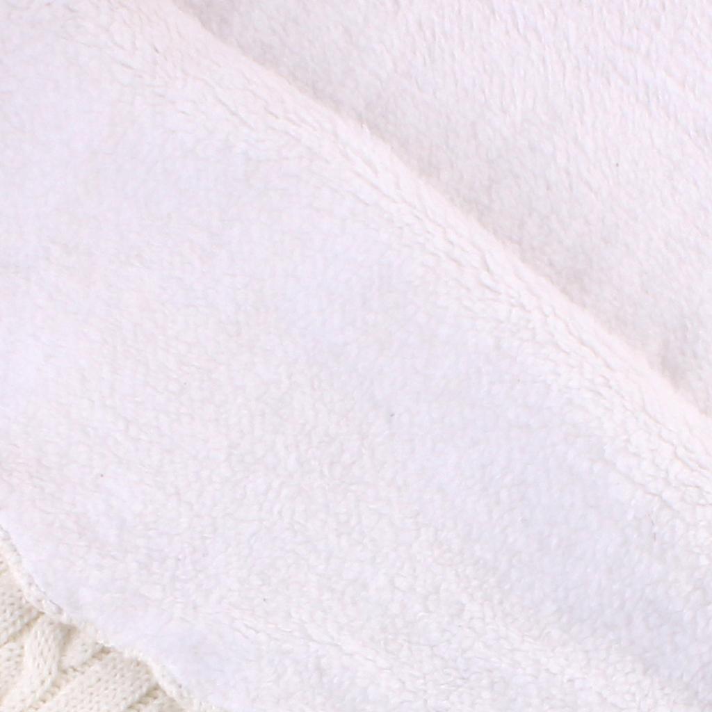 Baby Infant Knit Crochet Swaddle Wrap Swaddling Blanket Sleeping Bag White