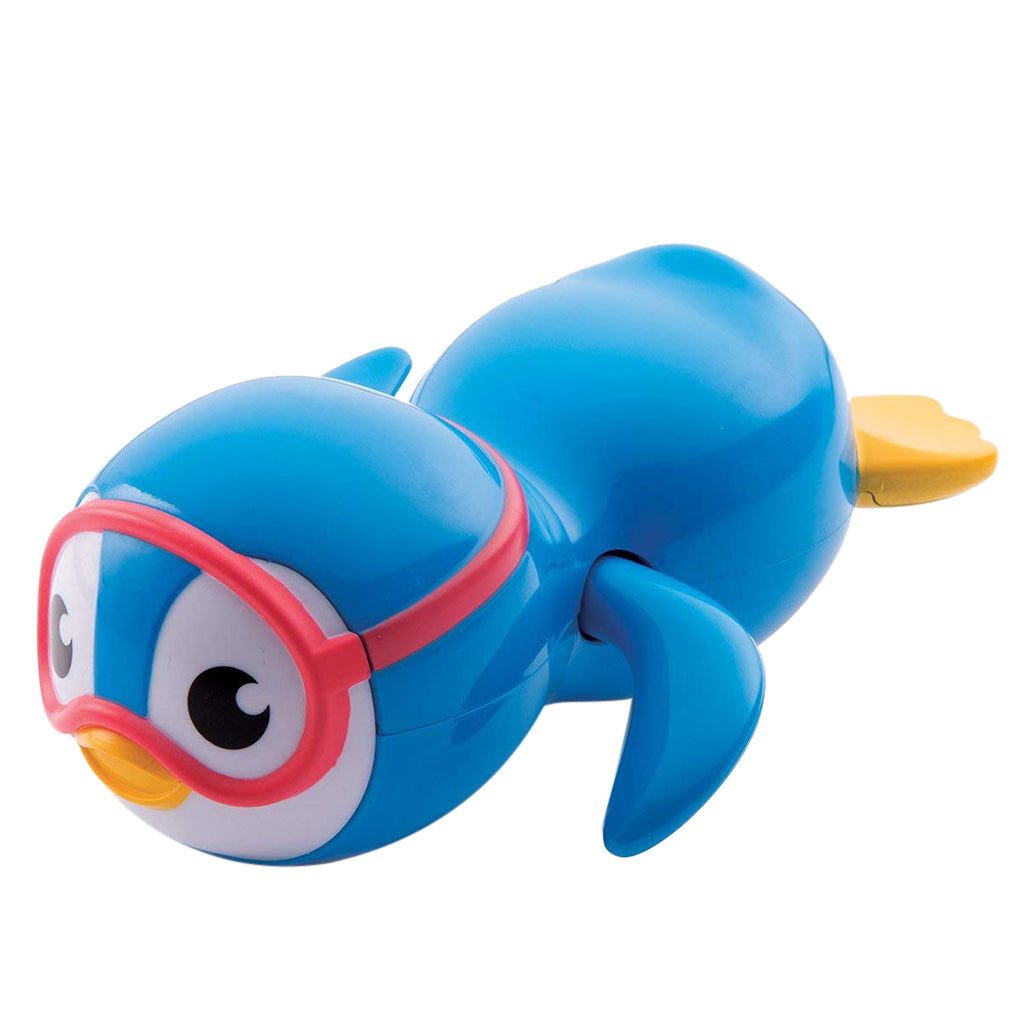 Cute Wind Up Swing & Rotating Penguin Kids/Baby Bathing Time Toy –Blue