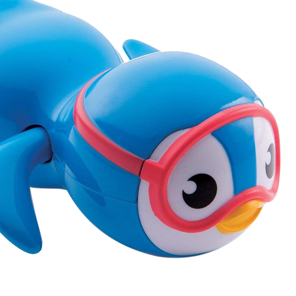 Cute Wind Up Swing & Rotating Penguin Kids/Baby Bathing Time Toy –Blue